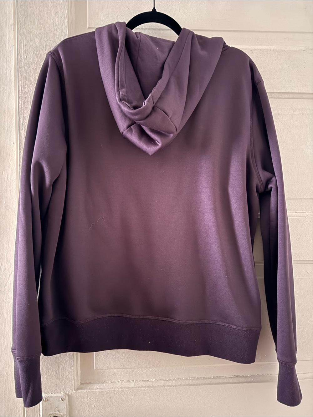 Purple fleece hoodie - Picture 2 of 2